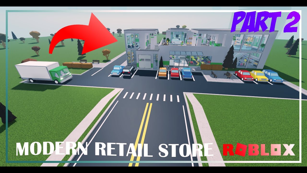 Retail Tycoon 2 Modern Retail Store Speed Build + Robux Giveaway