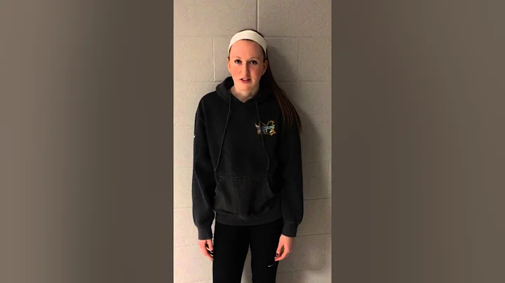 Rebecca McClure post race - Tufts Invite