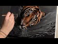 Tiger - Acrylic painting on canvas