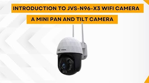 JVS N96 X3 WiFi Camera - Mini Pan and Tilt Camera