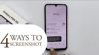 Samsung Galaxy M34 5G: How to take screenshot - 4 Ways Plus Long Screenshot