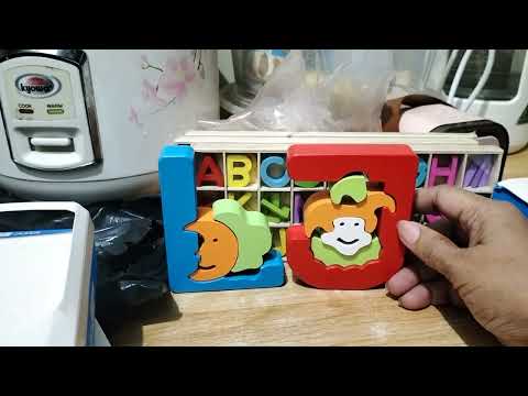 Unboxing new alphabet name initial
