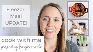 Freezer Meal UPDATE | Cook with Me!