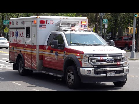 FDNY EMS Ambulance 2120 Responding