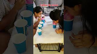 wait for the end 😂|summer activities for kids|games|cup games|#cupgame #games #ballongame #fungames
