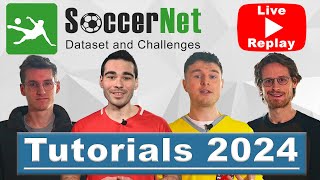 SoccerNet 2024 Live Tutorials - ft. Vladimir Somers, Victor Joos, and Jan Held screenshot 2