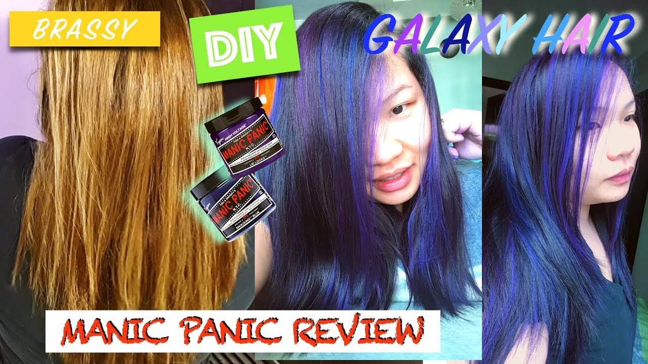 8. Manic Panic Rockabilly Blue Hair Dye on Brown Hair - wide 10