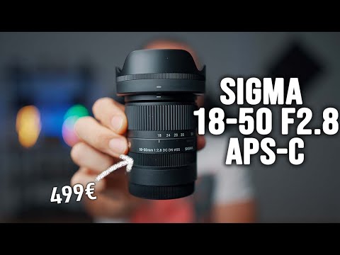 Sigma 18-50 f2.8 📸 Objetivo Zoom BARATO para cámaras Sony APS-C