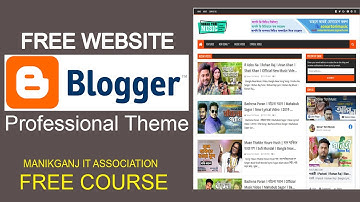 How to Create Free Professional Website on Blogger
