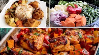 وصفات غداء سهلة وسريعة في10 دقايق صينية الدجاج بالخضار المشكل صحية ومفيدة جدا ولذيذة 