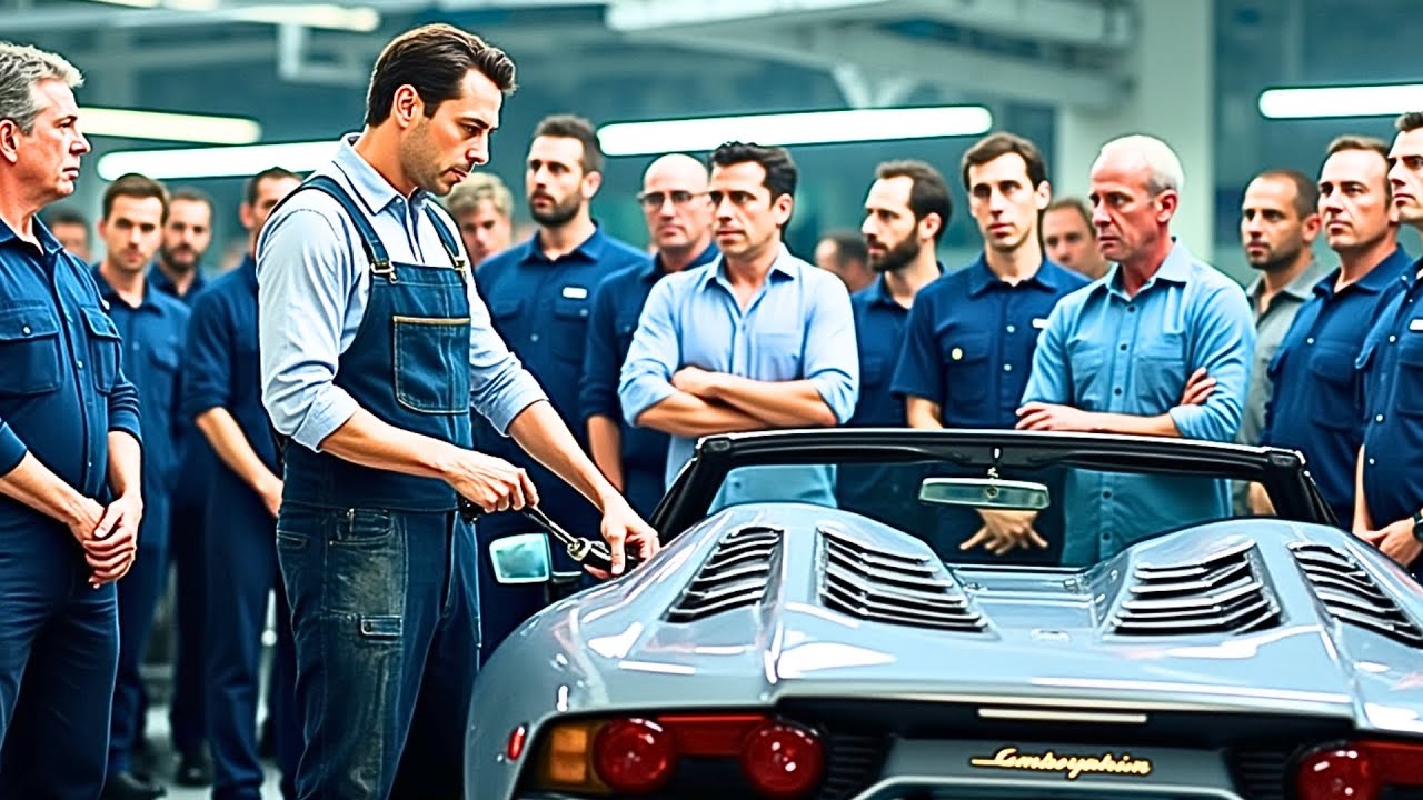 15 EXPERTOS JAPONESES SE RINDIERON CON EL LAMBORGHINI, PERO EL APRENDIZ LATINO RESOLVIÓ EN