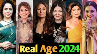 All 90s Old Bollywood Actress Real Age & Real Name 2024 | Bollywood actress Then and Now & Real Age