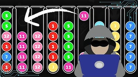 Ball Sort Color into the number stage (601-620)