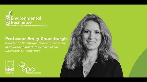 A Keynote Address by Professor Emily Shuckburgh