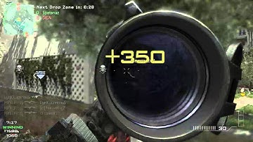 MW3 Barrett Quad Feed Multi kill - MRVL Fincy