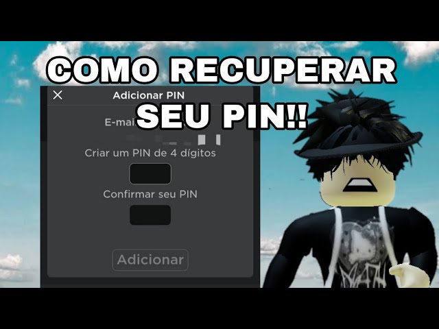 trocar senha do roblox sem saber pin