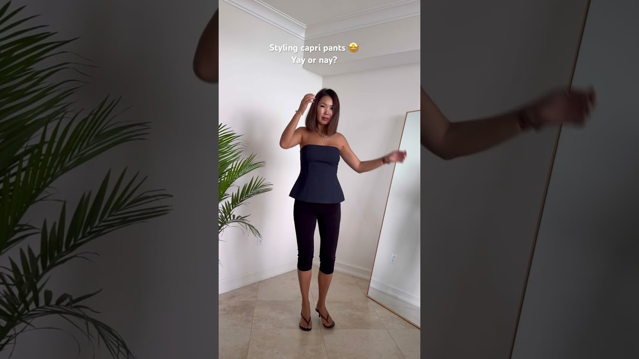 Capri pants are back! Love them or hate them? 👖✨