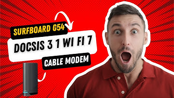 SURFboard G54 DOCSIS 3 1 Wi Fi 7 Cable Modem
