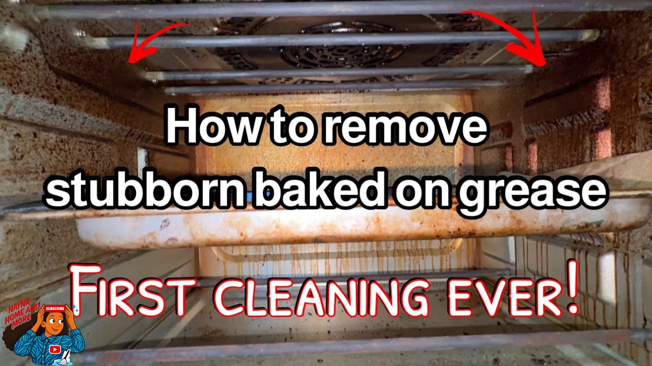 How to remove the old bakedon grease on your Airfryer oven and make