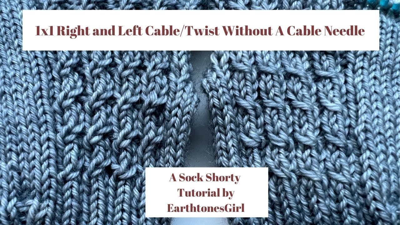 How to: Cable Decrease without a Cable Needle – Little NutMeg