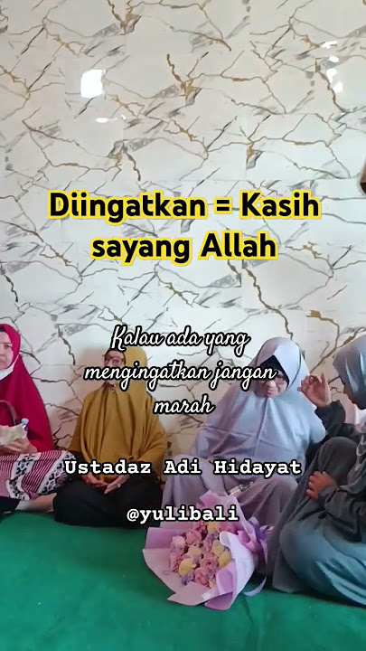 If you are reminded, don't get angry #ustadzadihidayat #uah #nasahatasatidz #motivation #allah #s...