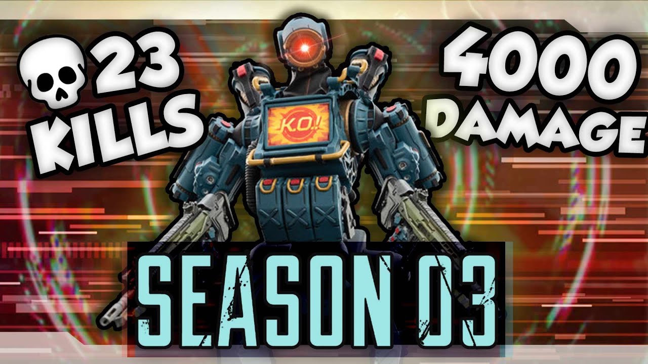 23 KILLS 4K DAMAGE APEX LEGENDS SEASON 3 - INSANE GAME