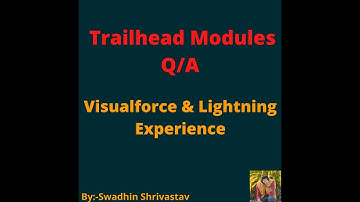 Visualforce & Lightning Experience #salesforce #swadhinshrivastav #trailhead #trails #crm #swadhin