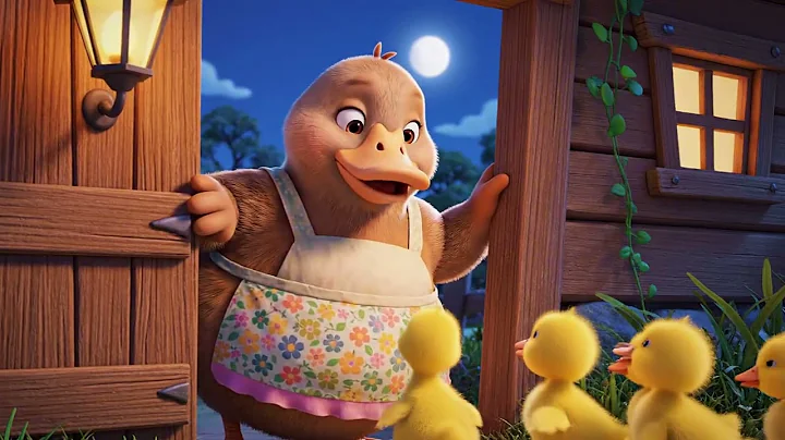 5 Little Rainbow Ducklings | Cute Newborn Baby Ducks Song | Nursery Rhymes for Kids 47