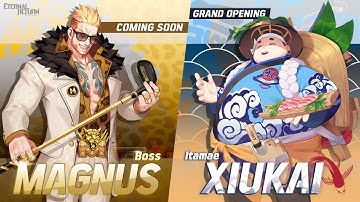 Itamae XiuKai and Boss Magnus Skin Preview -Eternal Return