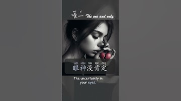 Thumbnail of #唯一   Only one with English lyrics, Chinese lyrics and Pinyin | #邓紫棋 #GEM