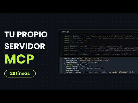 Tu primer servidor MCP: 29 líneas y Claude recuerda tus tareas