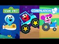 Sesame Street: Magical Car Races Compilation | All Episodes!