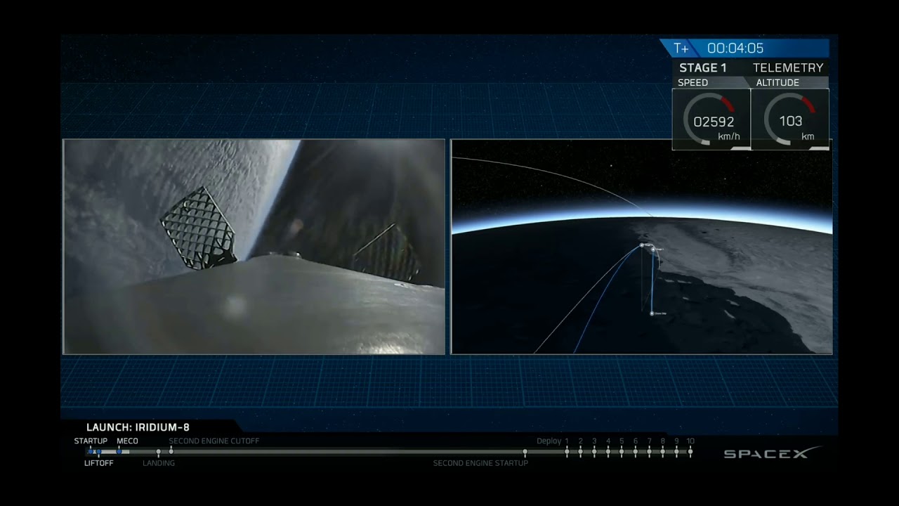 SpaceX IRIDIUM-8 Launch & Landing