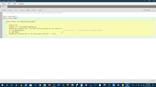 Famous #2 JAVA PROGRAM to find 60% of the total marks Net Worth