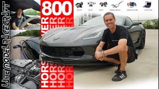 Is 800 Horsepower Enough?  LMR C7 Z06 Corvette