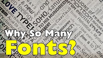 Waarom hebben we verschillende lettertypen?