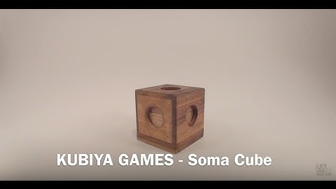 How To Solve The Soma Cube Puzzle - BY KUBIYA GAMES