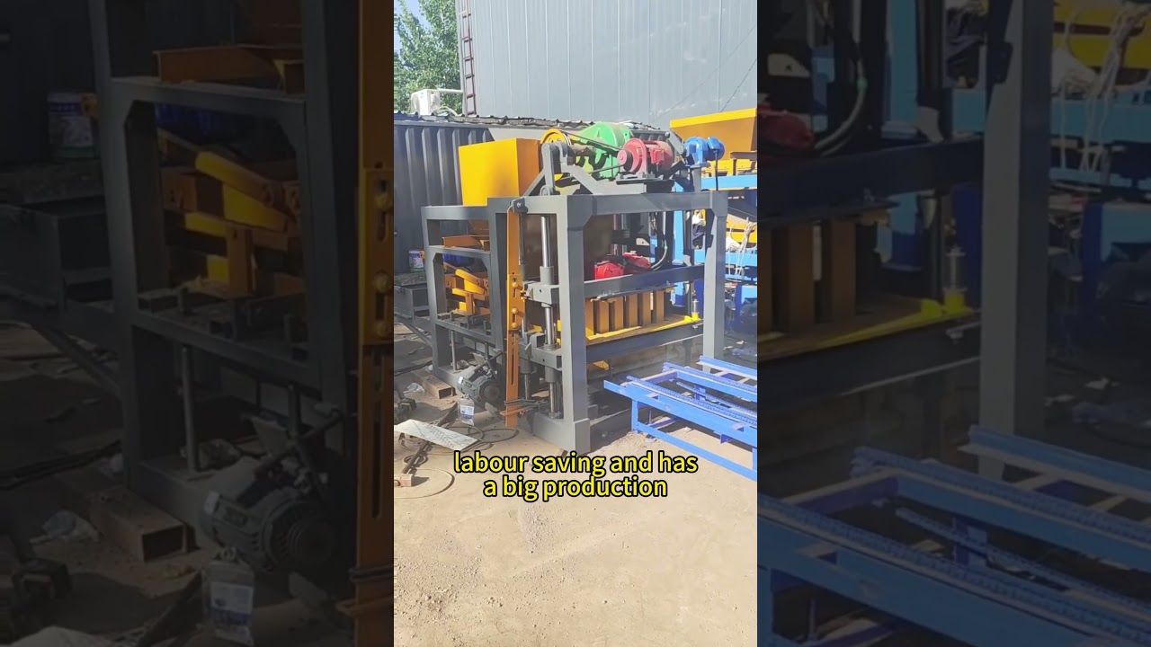 medium scale fully automatic brick making machine to make hollow blocks.