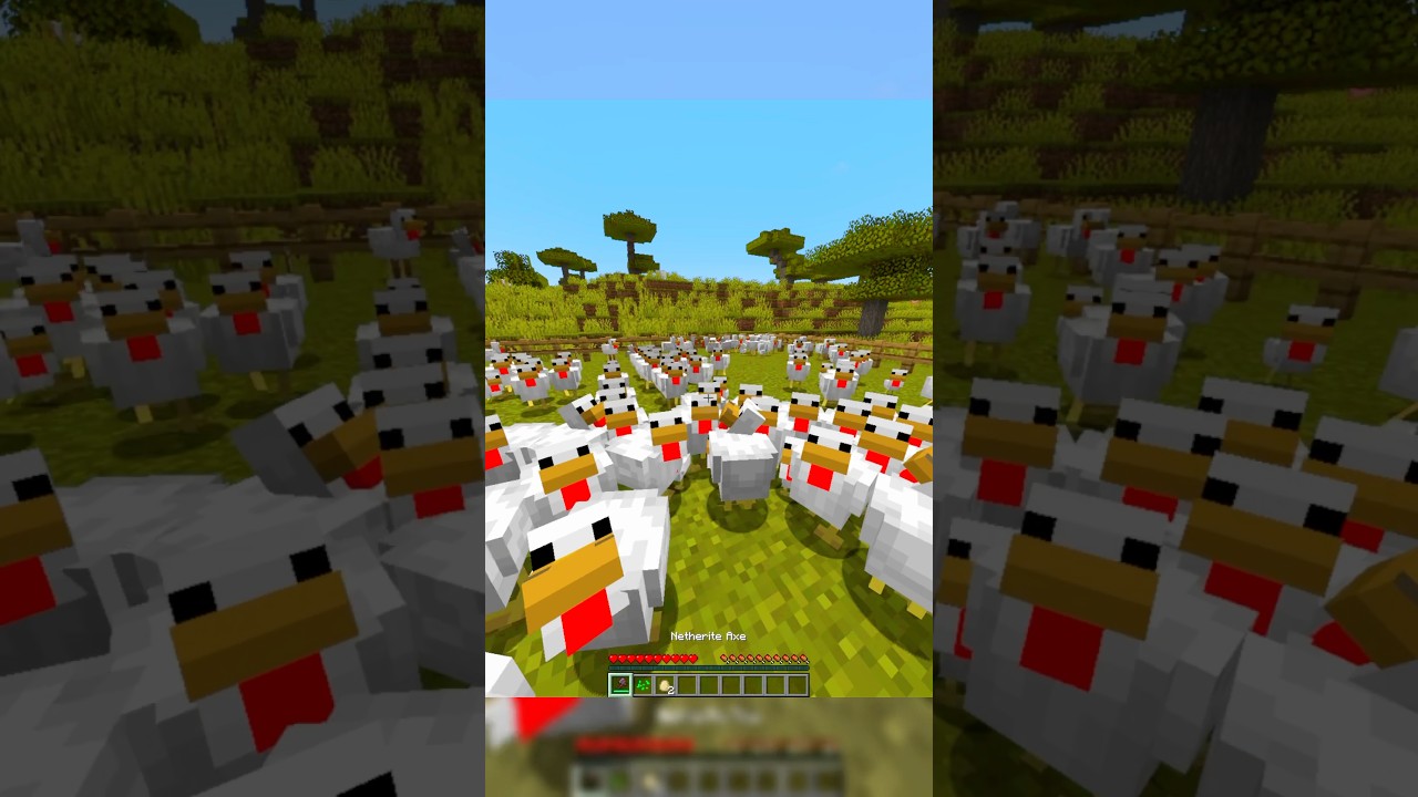 Охота на мобов в Minecraft