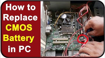 How to Replace CMOS Battery in a Desktop Computer