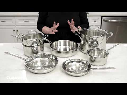 Cuisinart Chef's Classic 10 Piece Stainless Steel Cookware Set