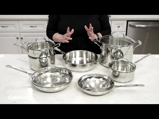 Cuisinart Chef's Classic Nonstick Hard Anodized 17-Piece Cookware Set