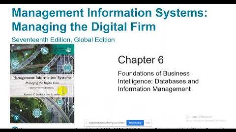 Ch6-1 Foundations of Business Intelligence: Databases and Information Management Natheer Gharaibeh