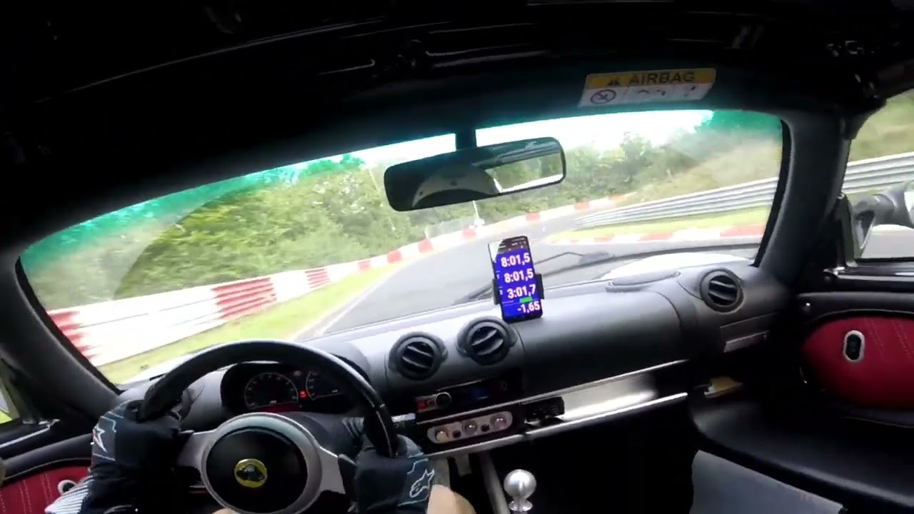 Lotus elise 220 sport 7:57 BTG Nurburgring