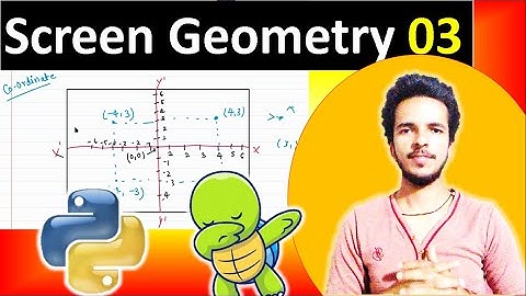 Python Turtle Lec 03 | Basic Screen Geometry Understanding | Co-Ordinate System [Hindi]