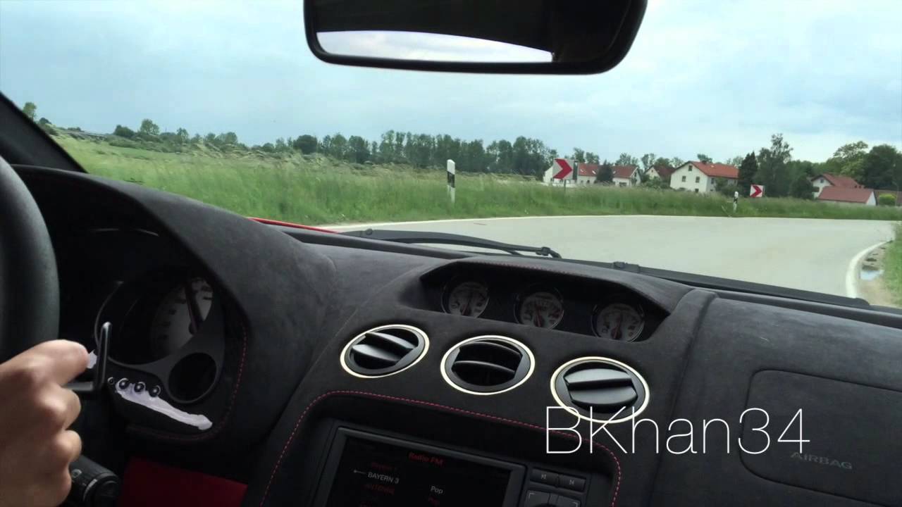 Hooning in a Lamborghini Gallardo Super Trofeo Stradale