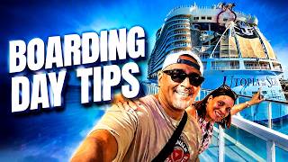 Reacting to My Own Utopia of the Seas Boarding Day (Tips, Facts & What I'd Do Differently)
