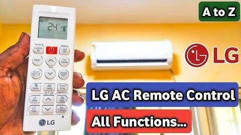 LG AC Remote Control Manual 2025 ⚡How To Use LG AC Remote Control ⚡ LG AC Remote Function ⚡