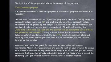 Part 1 Introduction to Objective-C ("Hello world")