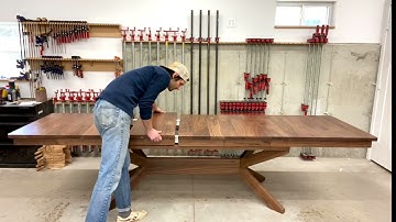 poettker table slides used for the macqueen trestle table